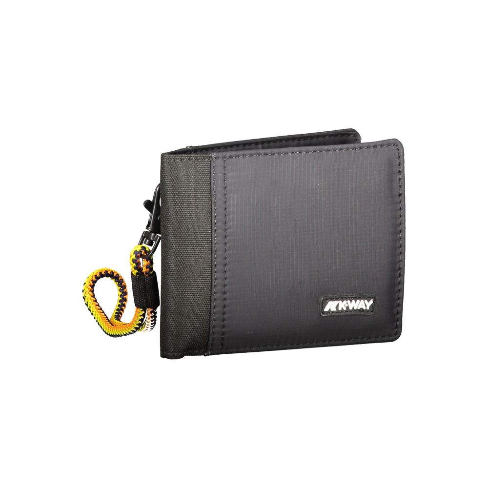 K-WAY Black Polyamide Men Wallet