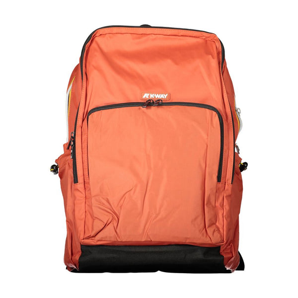 K-WAY Red Polyamide Men Backpack