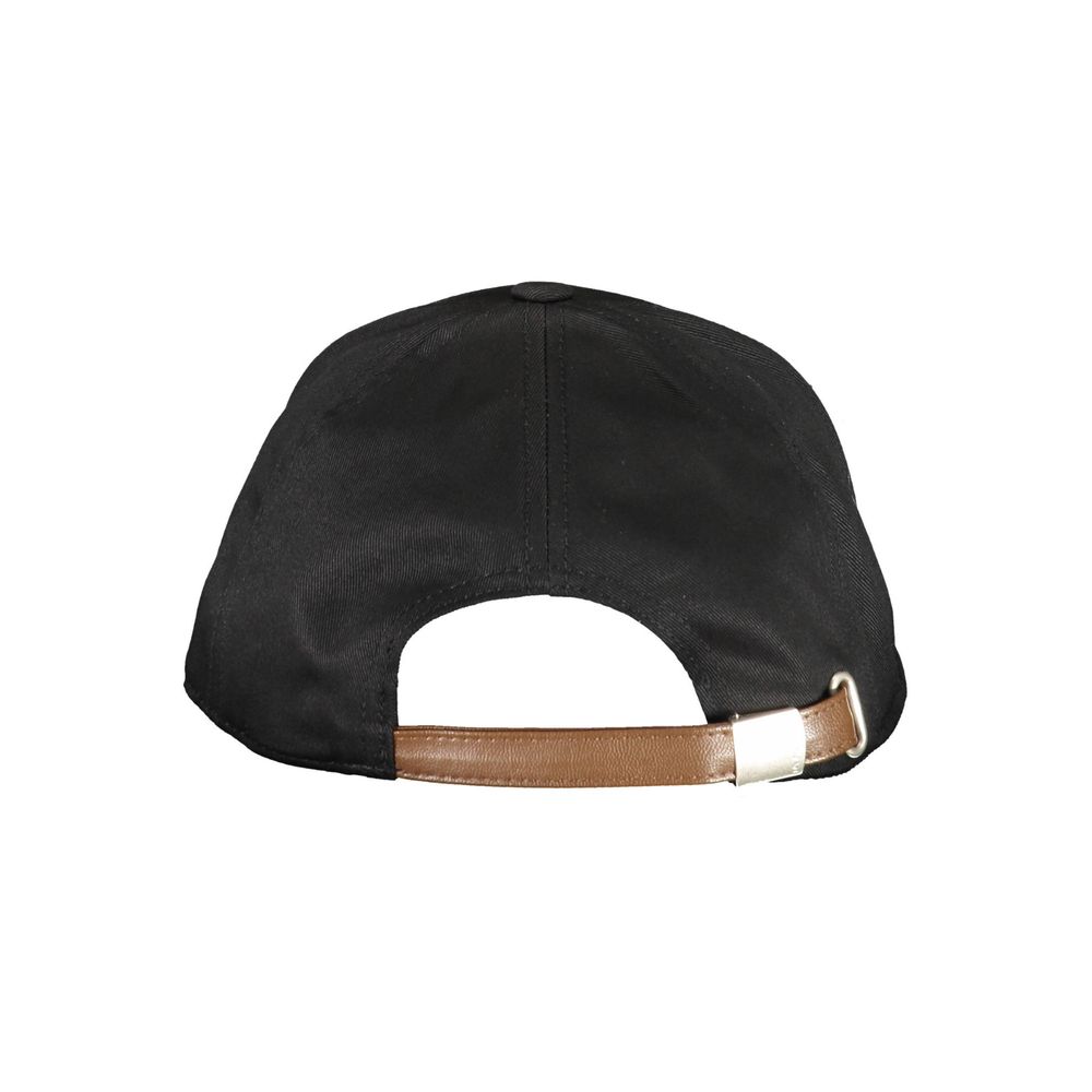 La Martina Black Cotton Men Cap