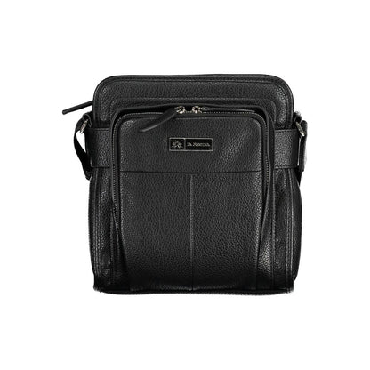 La Martina Black Polyethylene Men Shoulder Bag