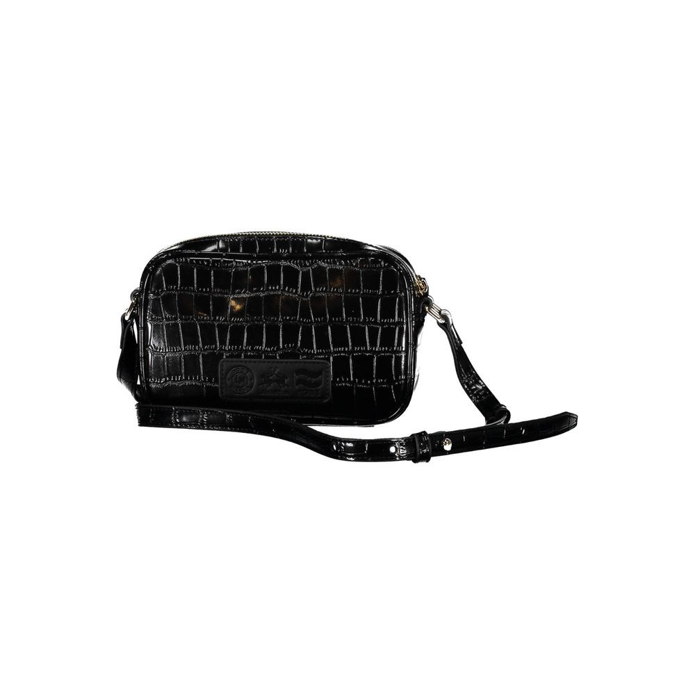 La Martina Black Polyethylene Women Handbag