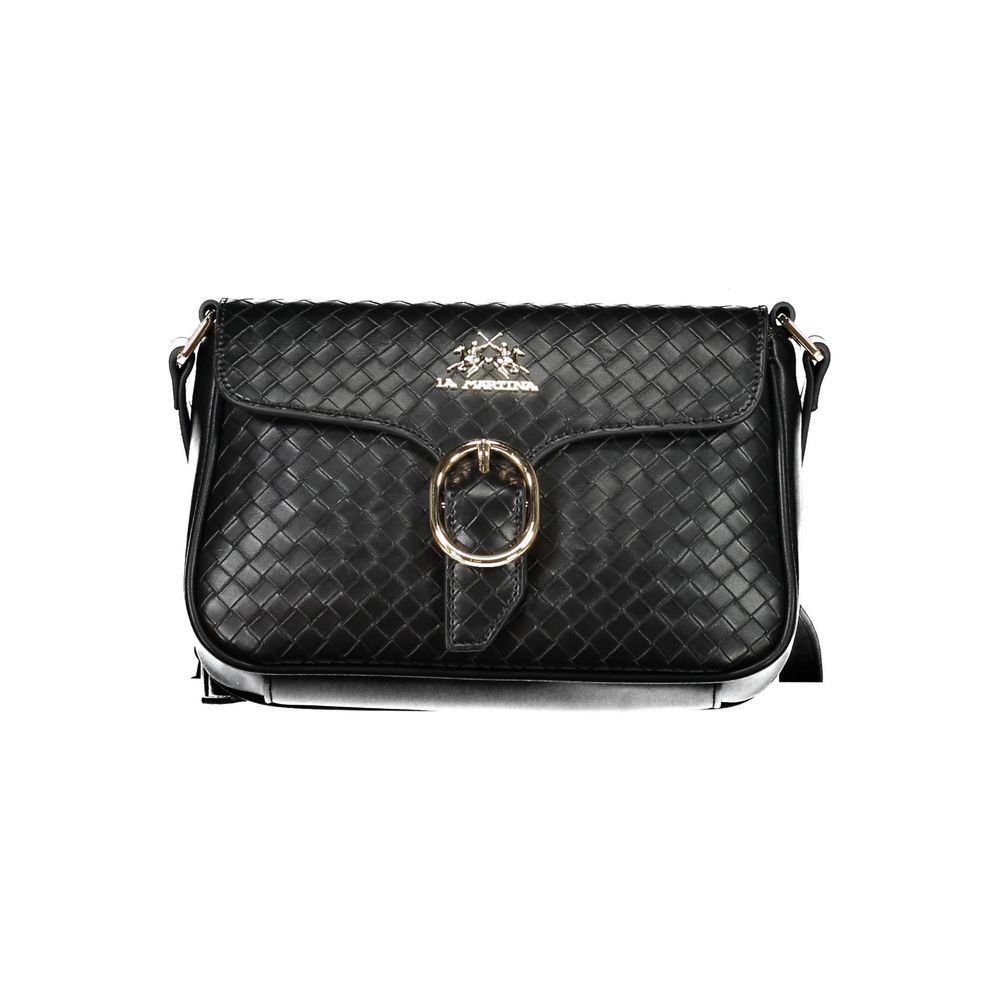 La Martina Black Polyethylene Women Handbag