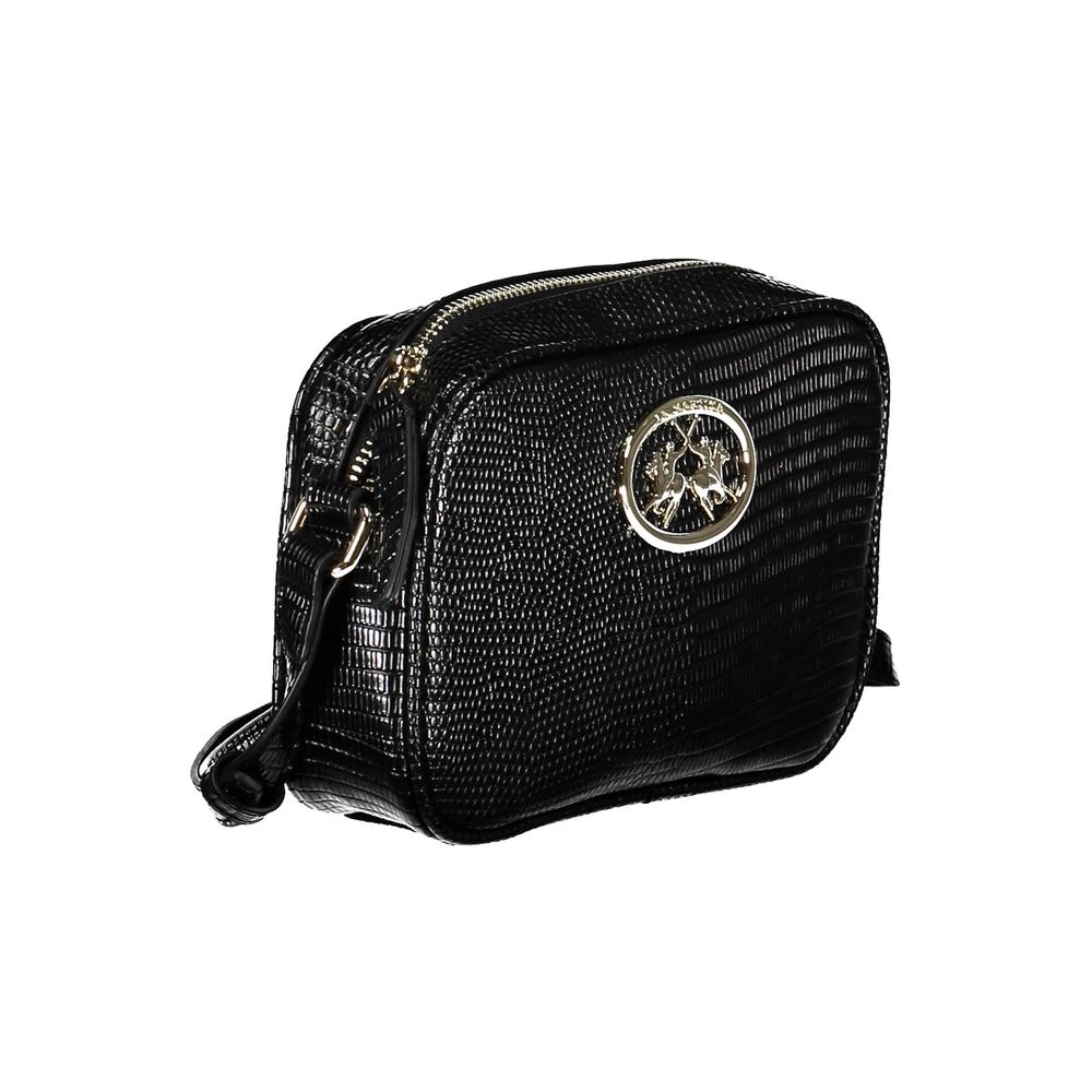 La Martina Black Polyethylene Women Handbag