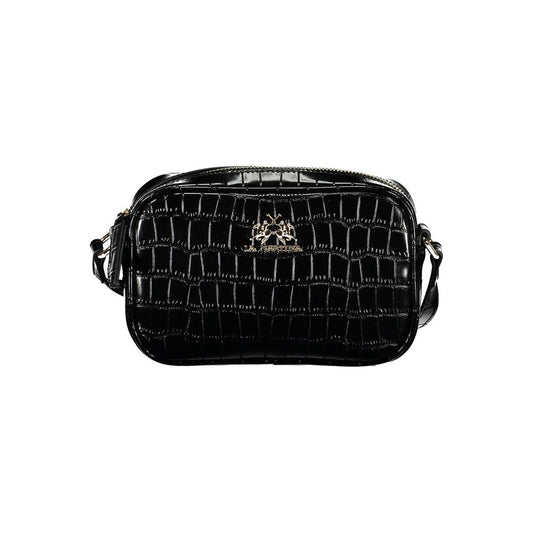 La Martina Black Polyethylene Women Handbag