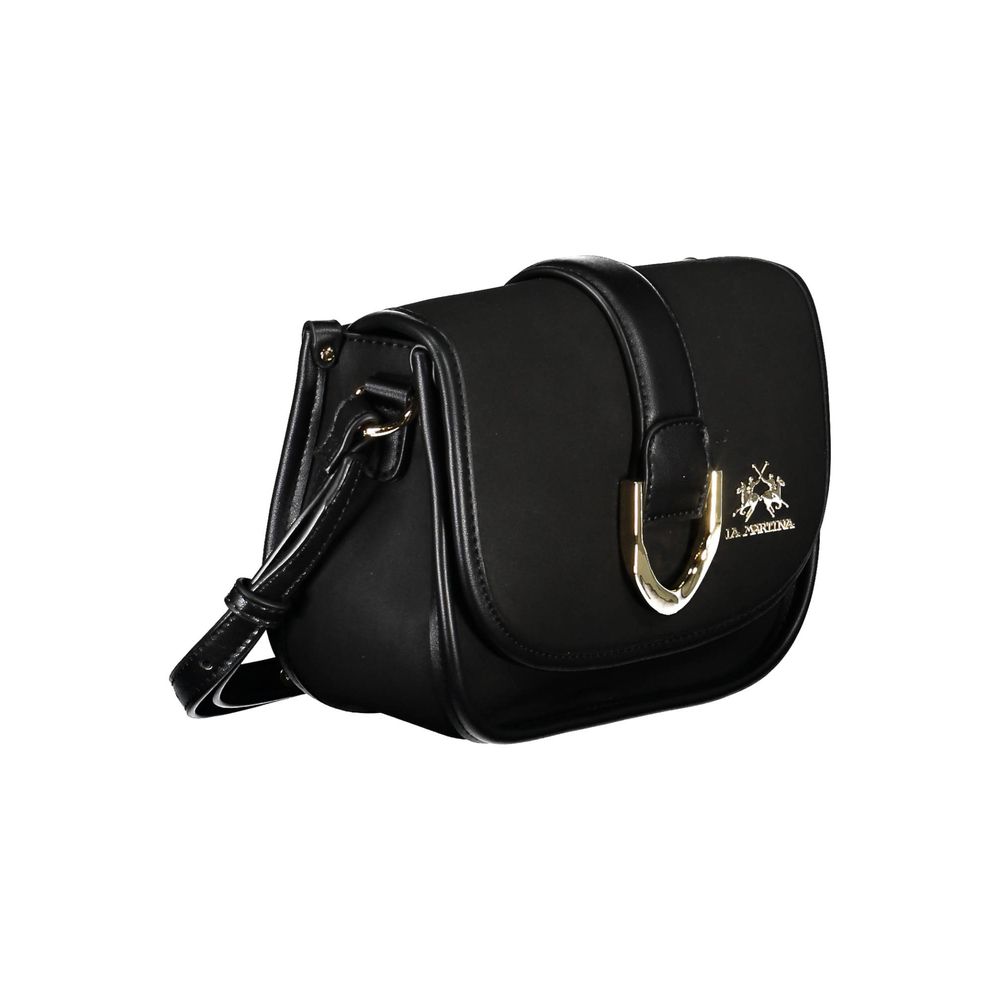 La Martina Black Polyethylene Women Handbag