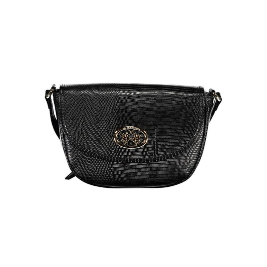 La Martina Black Polyethylene Women Handbag