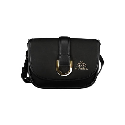 La Martina Black Polyethylene Women Handbag