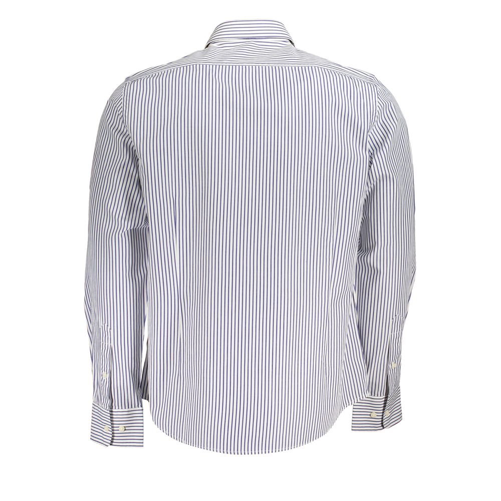 La Martina Elegant Long-Sleeved Striped Shirt for Men - L