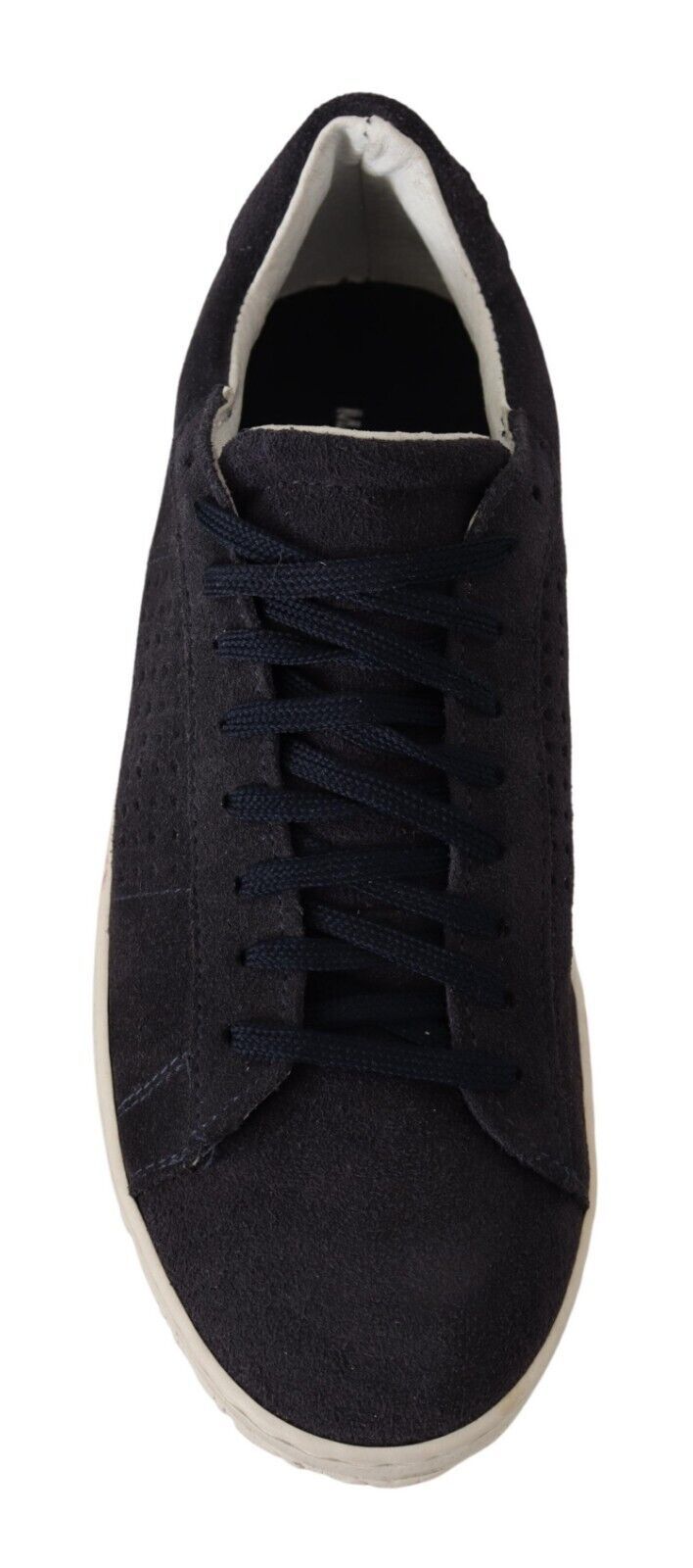 La Scarpa Italiana Elegant Suede Low Top Sneakers - EU40/US7