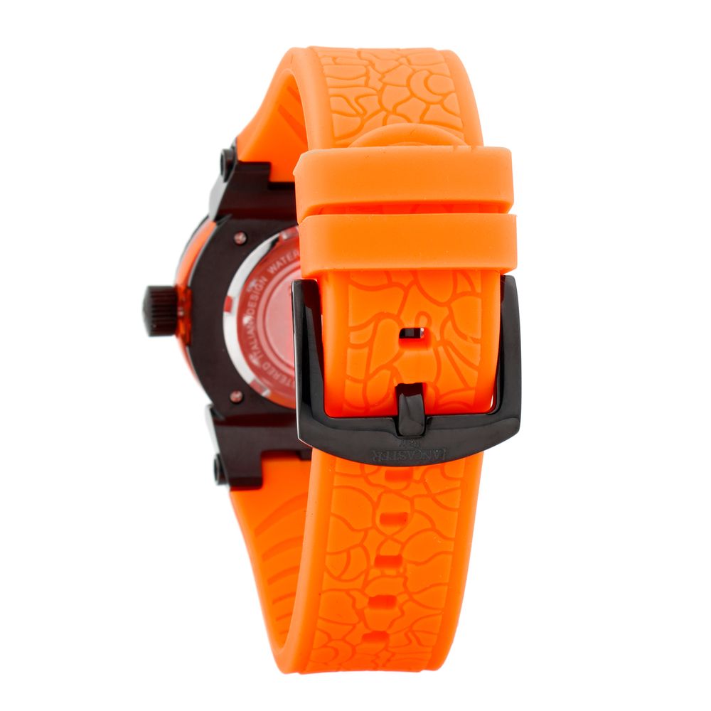 Lancaster Orange Silicone Watch