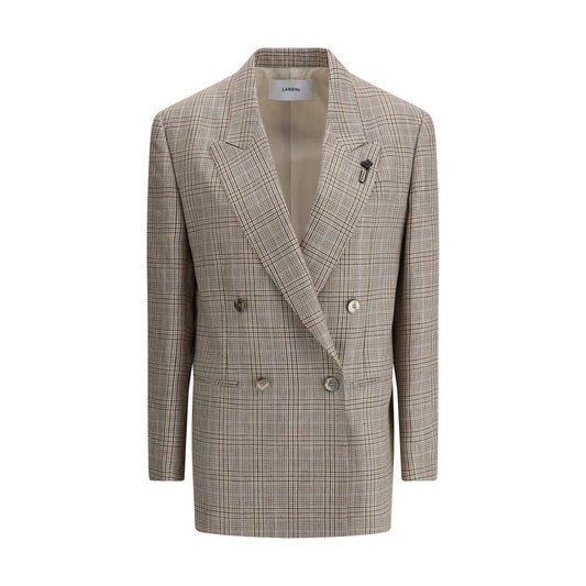 Lardini Prince de Wales double-breasted Blazer - IT40 | M