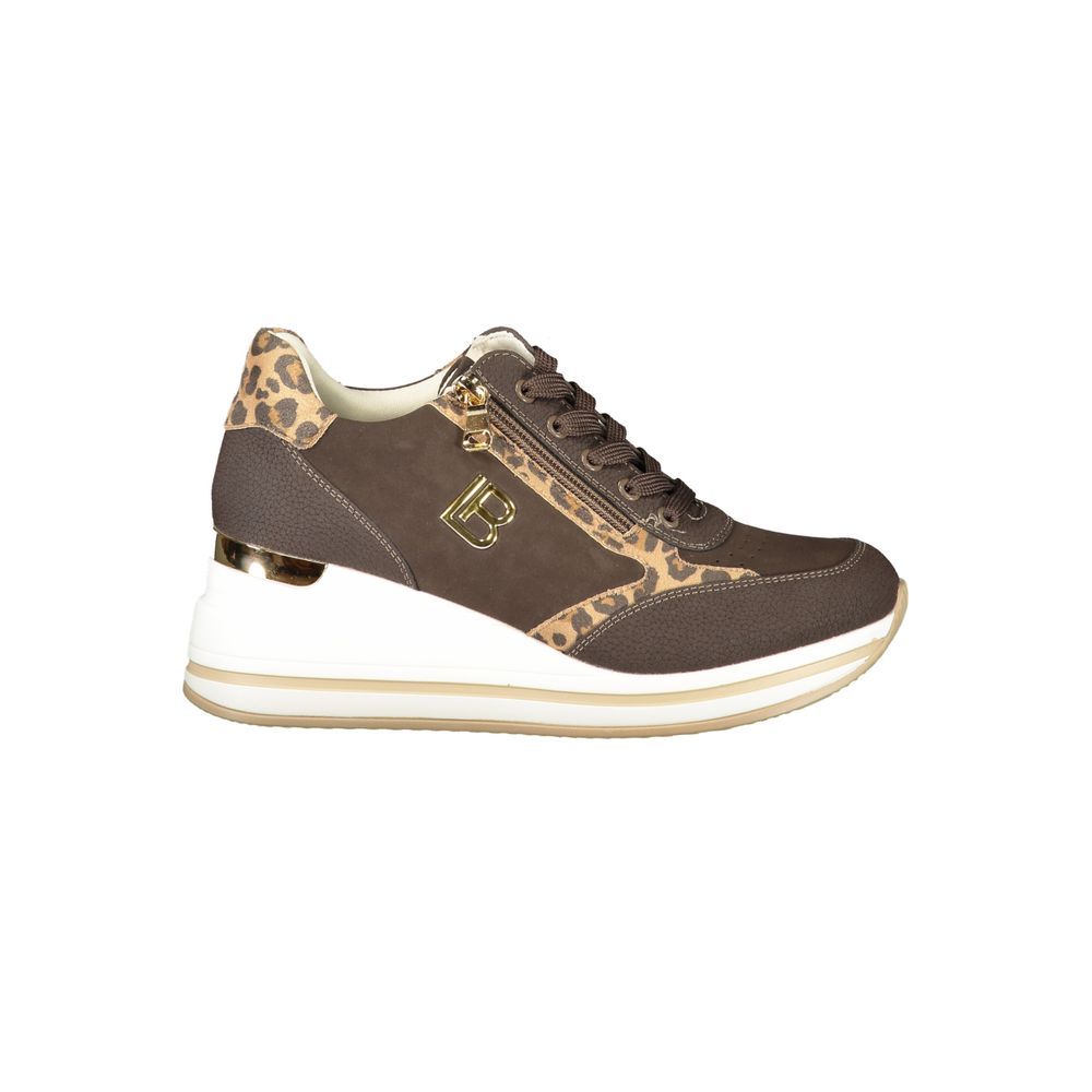 Laura Biagiotti Brown Polyester Women Sneaker - EU37/US7