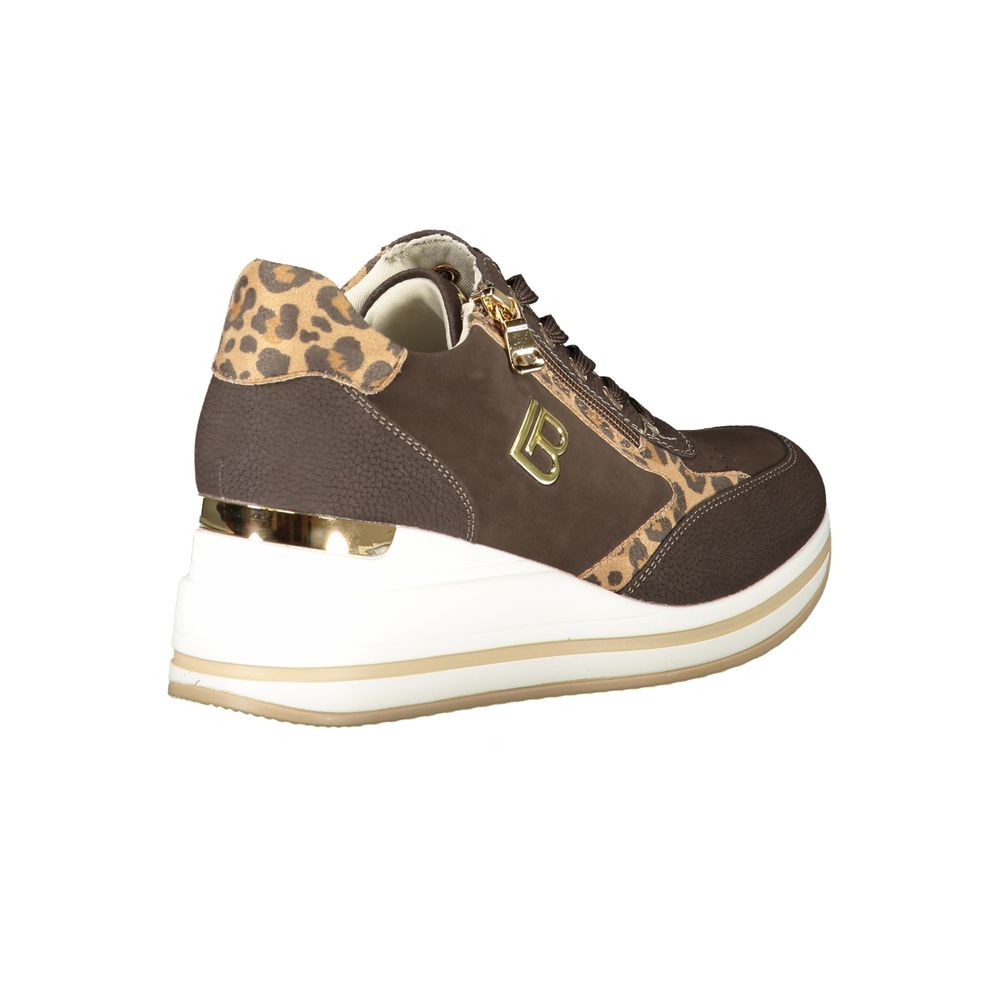 Laura Biagiotti Brown Polyester Women Sneaker - EU37/US7