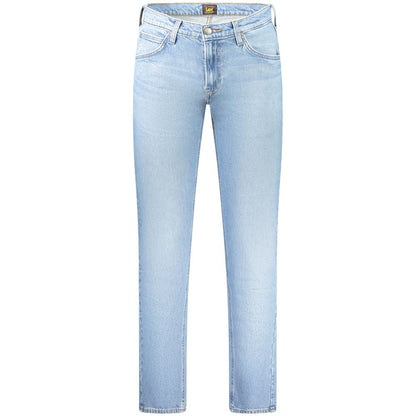 Lee Light Blue Cotton Men Jeans