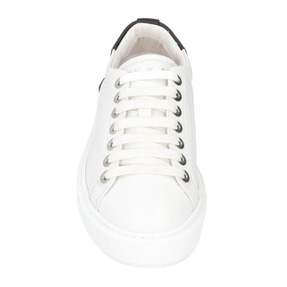 Les Hommes White Calfskin Men Sneaker