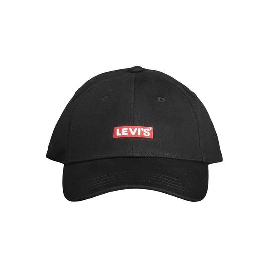 Levi’s Black Cotton Men Cap