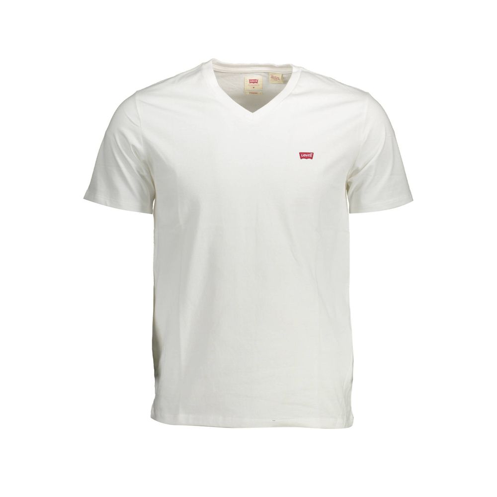 Levi’s White Cotton Men T-Shirt