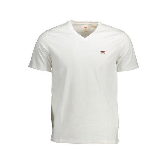 Levi’s White Cotton Men T-Shirt