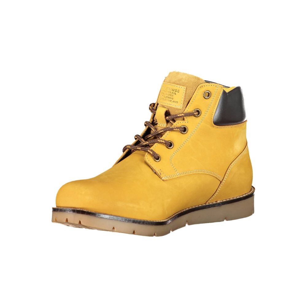 Levi’s Yellow Leather Men Boot - EU41/US8