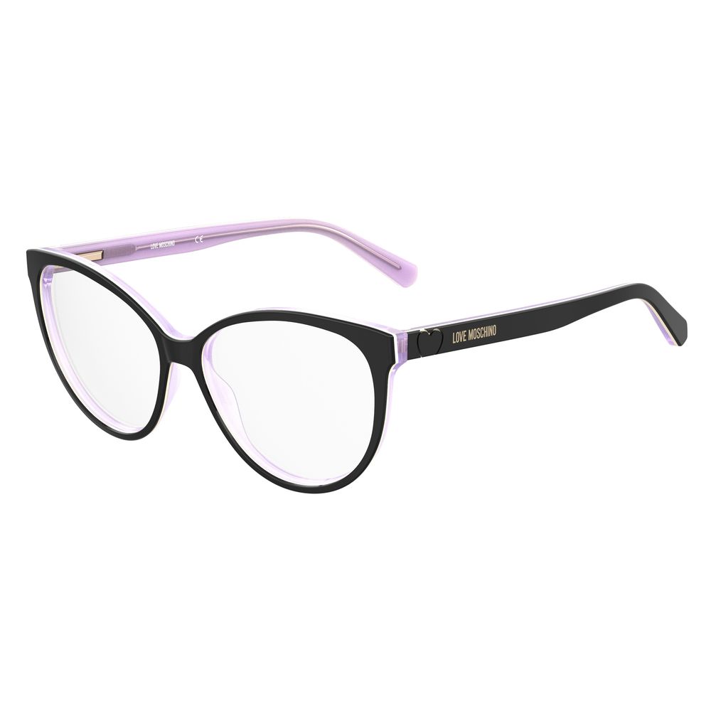 Love Moschino Black Acetate Frames