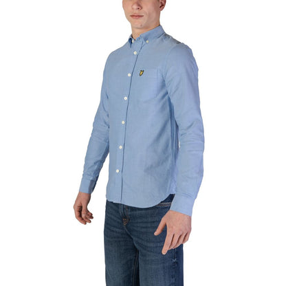 Lyle & Scott Blue Cotton Cotton Shirt - IT42 | XS