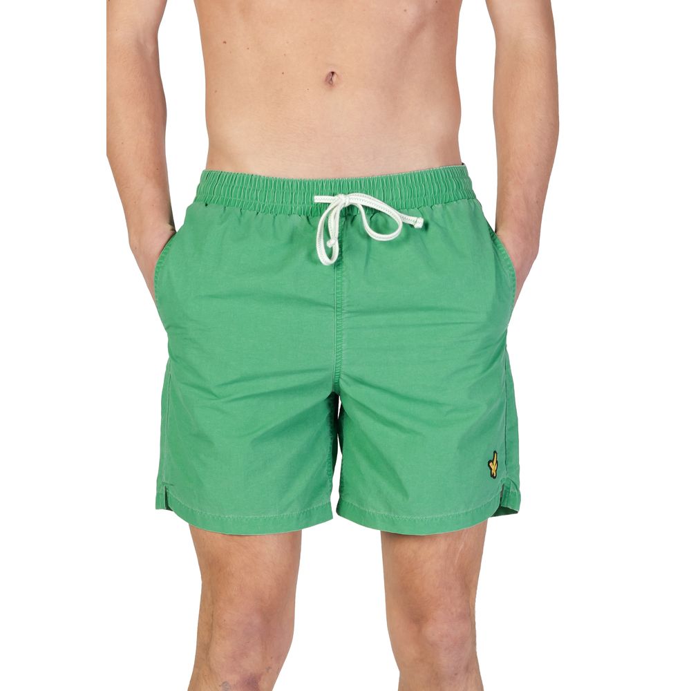 Lyle & Scott Green Nylon Swimwear - IT44 | S