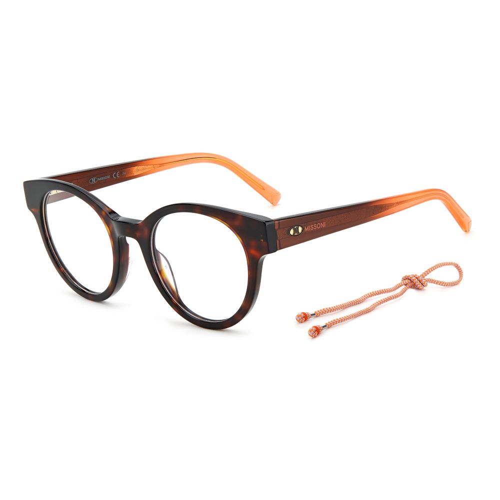 M Missoni Brown Acetate Frames