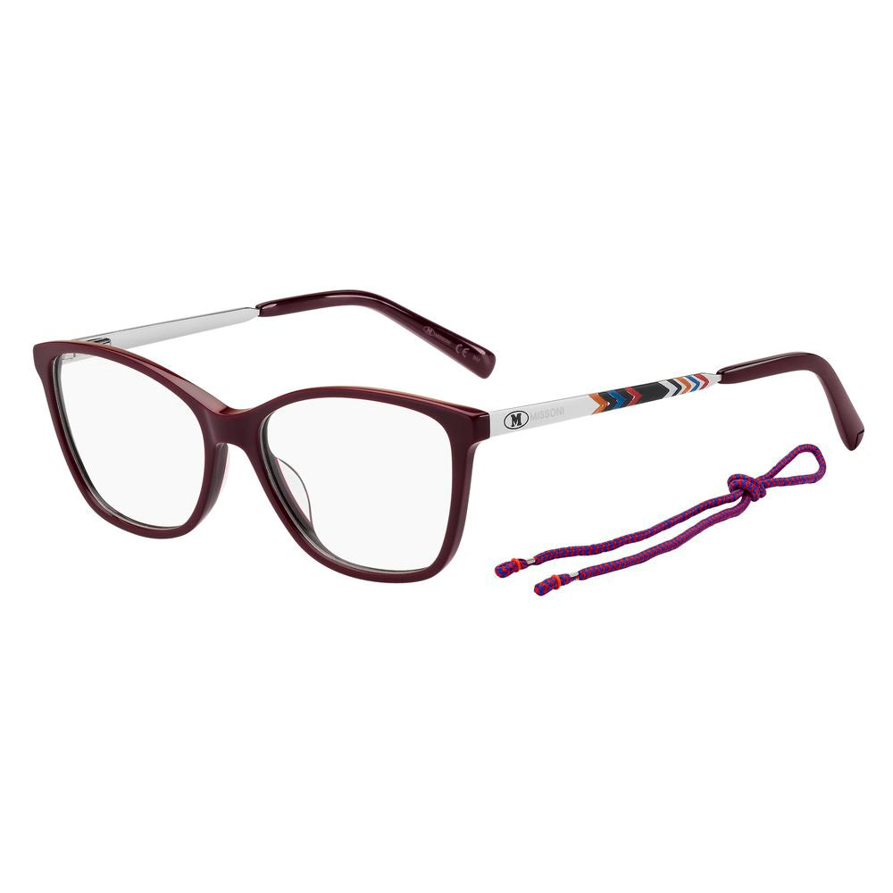 M Missoni Burgundy Acetate Frames