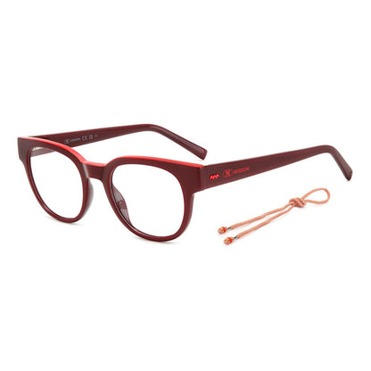 M Missoni Red Resin Frames