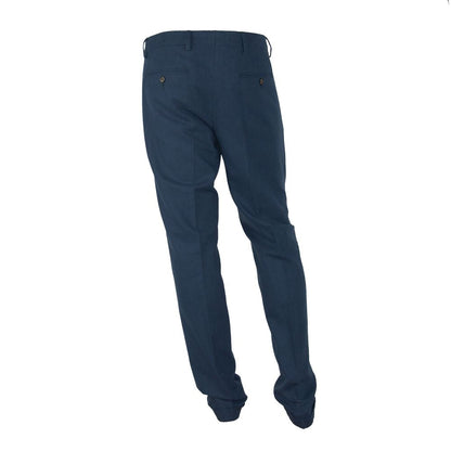 Made in Italy Blue Cotton Jeans & Pant - One Size