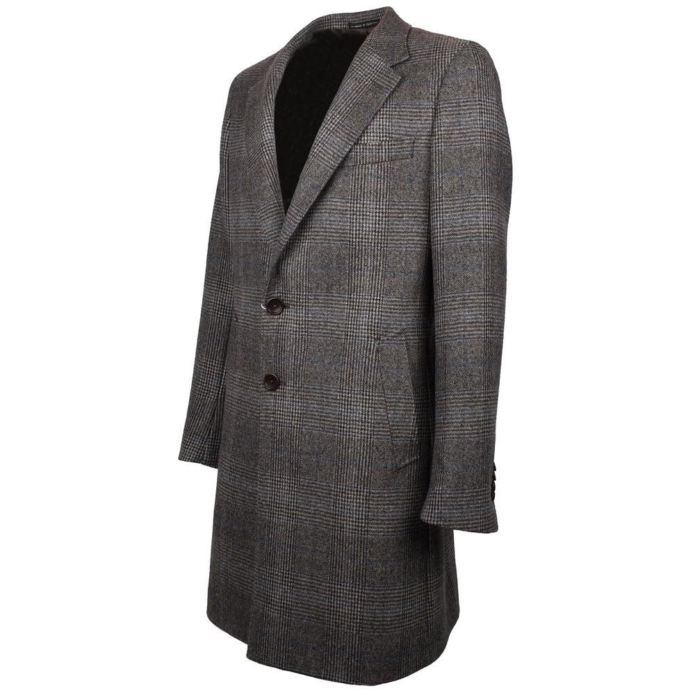 Made in Italy Brown Wool Jacket - IT50 | M-L