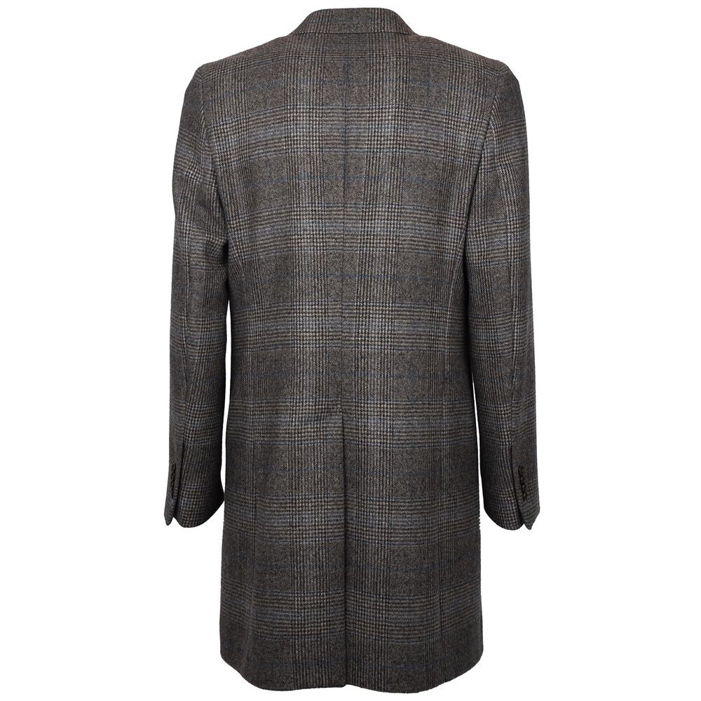 Made in Italy Brown Wool Jacket - IT50 | M-L