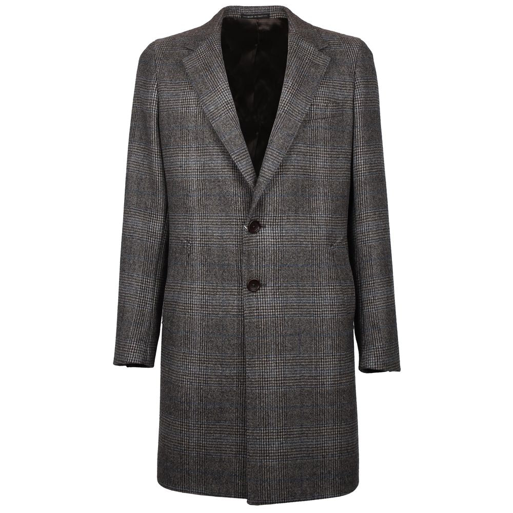 Made in Italy Brown Wool Jacket - IT50 | M-L