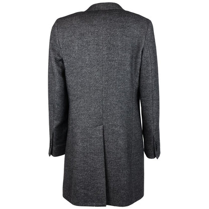 Made in Italy Gray Wool Jacket - IT50 | M-L