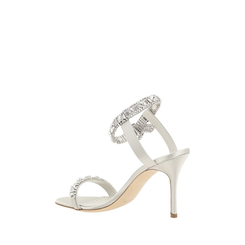 Manolo Blahnik Asasan Satin Sandals - EU36.5/US6.5