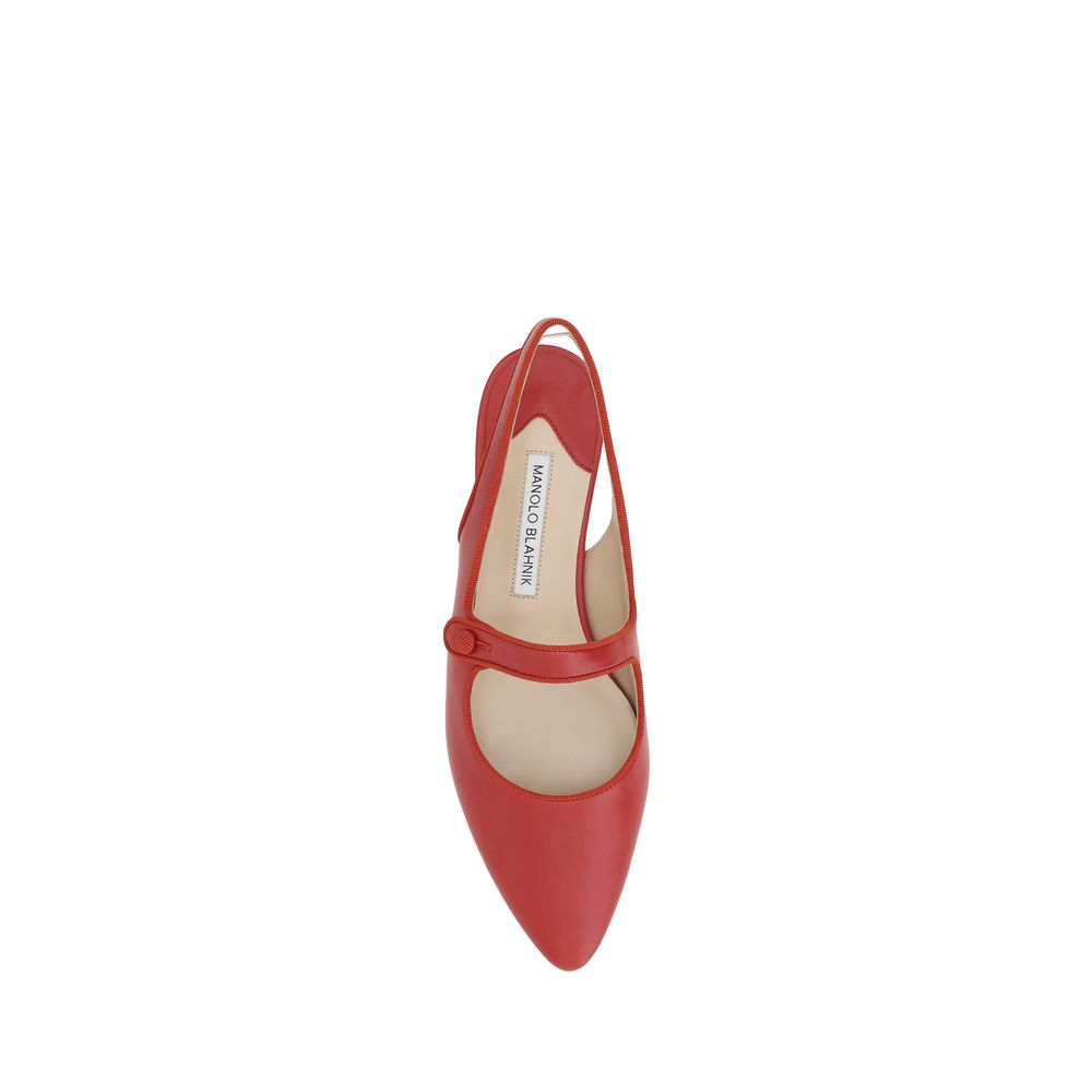 Manolo Blahnik Campariflatsli Ballerinas - EU36.5/US6.5