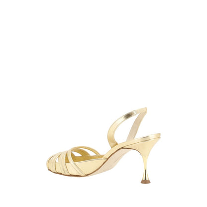 Manolo Blahnik Makanaksli Nappa Sandals - EU39/US9