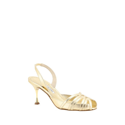 Manolo Blahnik Makanaksli Nappa Sandals - EU39/US9