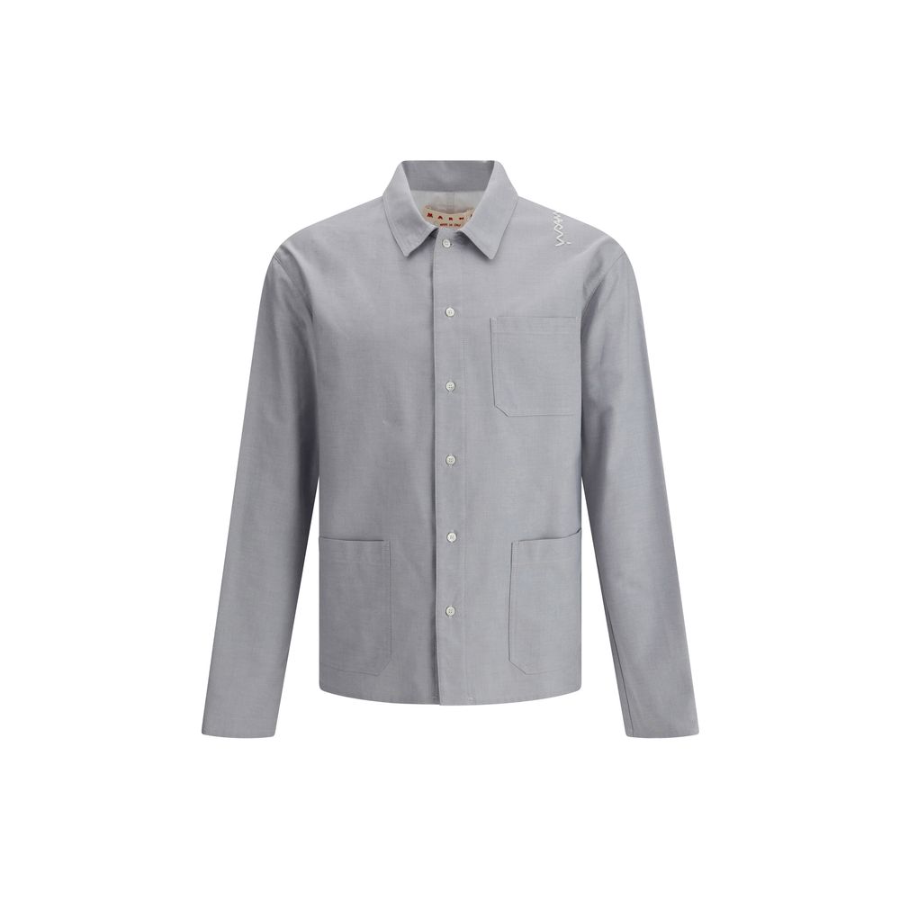 Marni Shirt with embroidered logo - IT46 | S