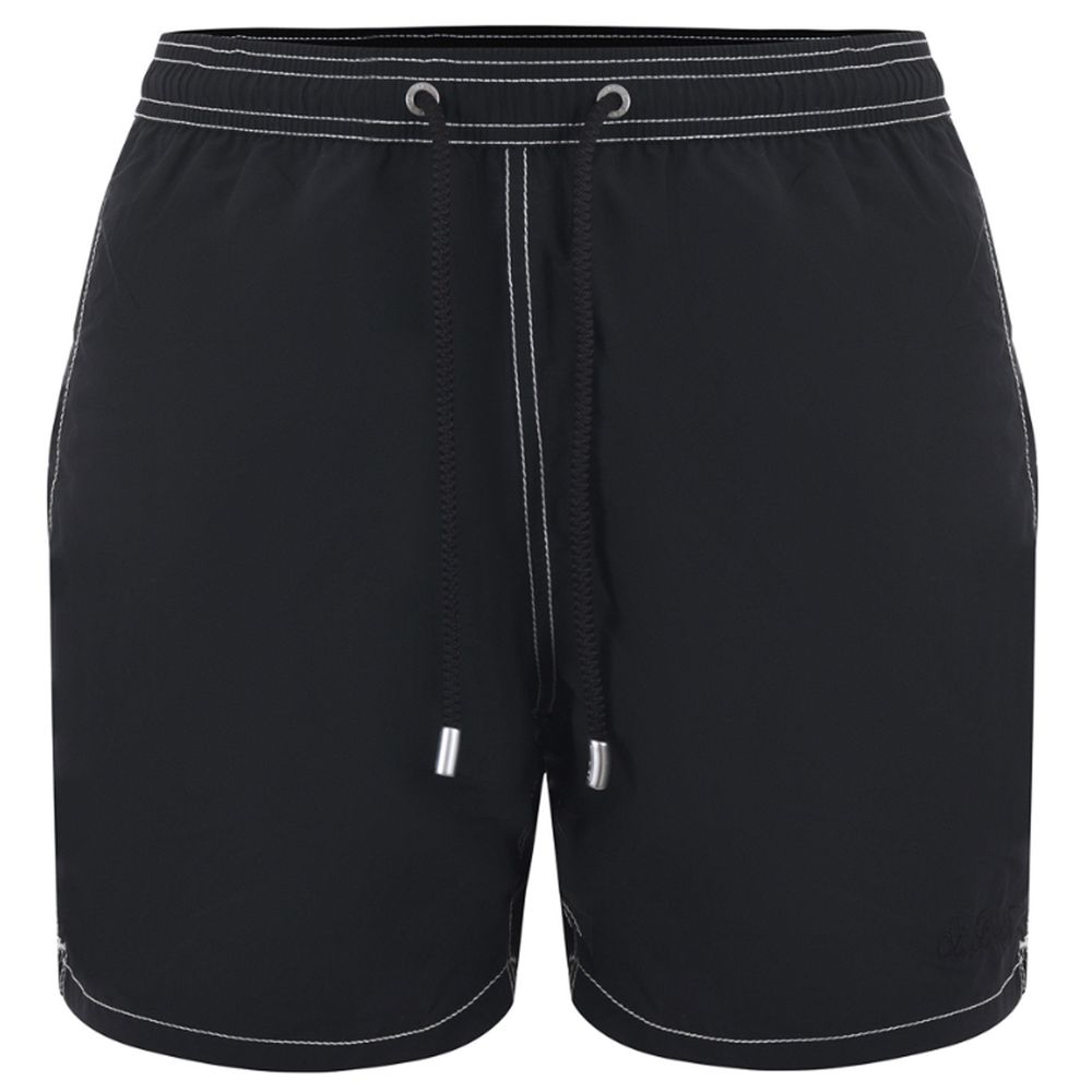 MC2 Saint Barth Black Polyester Men’s Swimwear Trunks