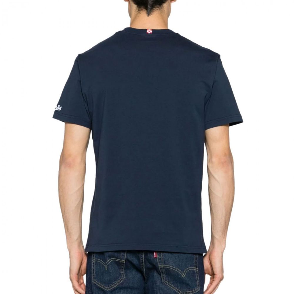 MC2 Saint Barth Blue Cotton Men T-Shirt - S