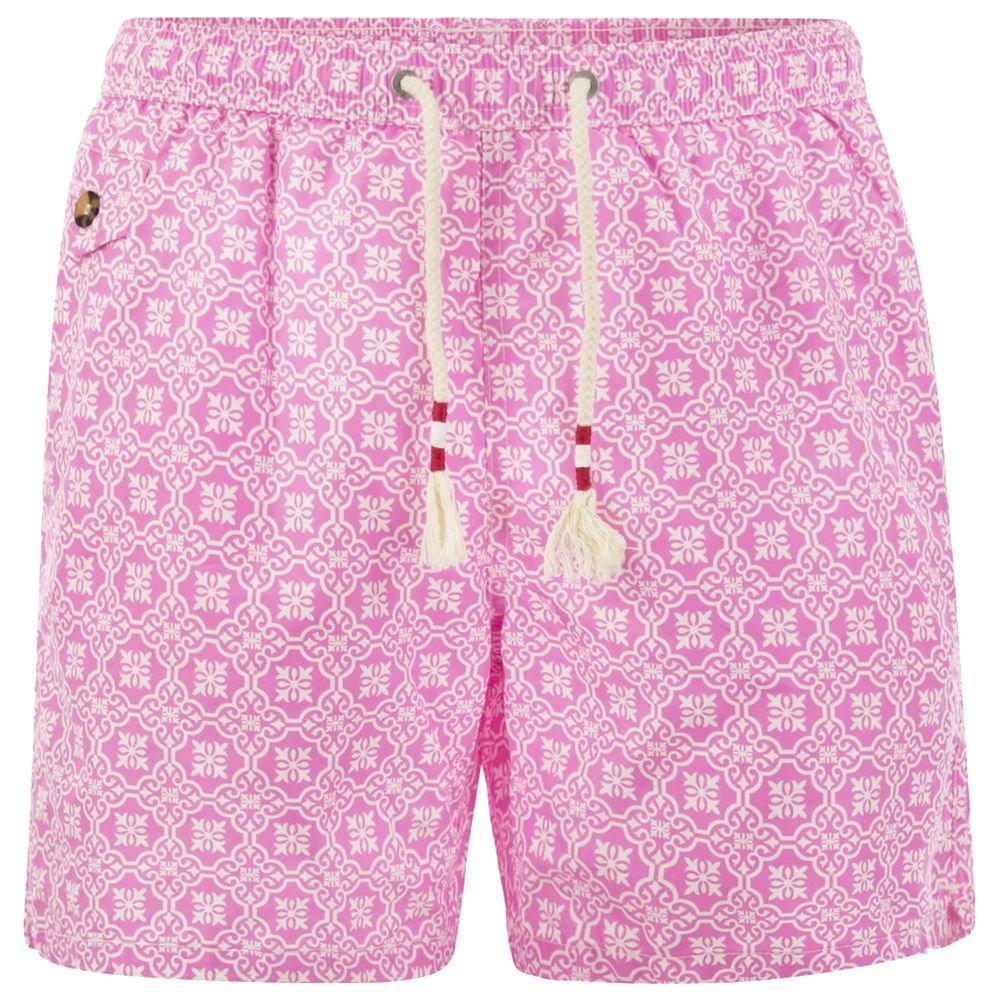 MC2 Saint Barth Pink Polyester Men’s Swimwear Boxer - S