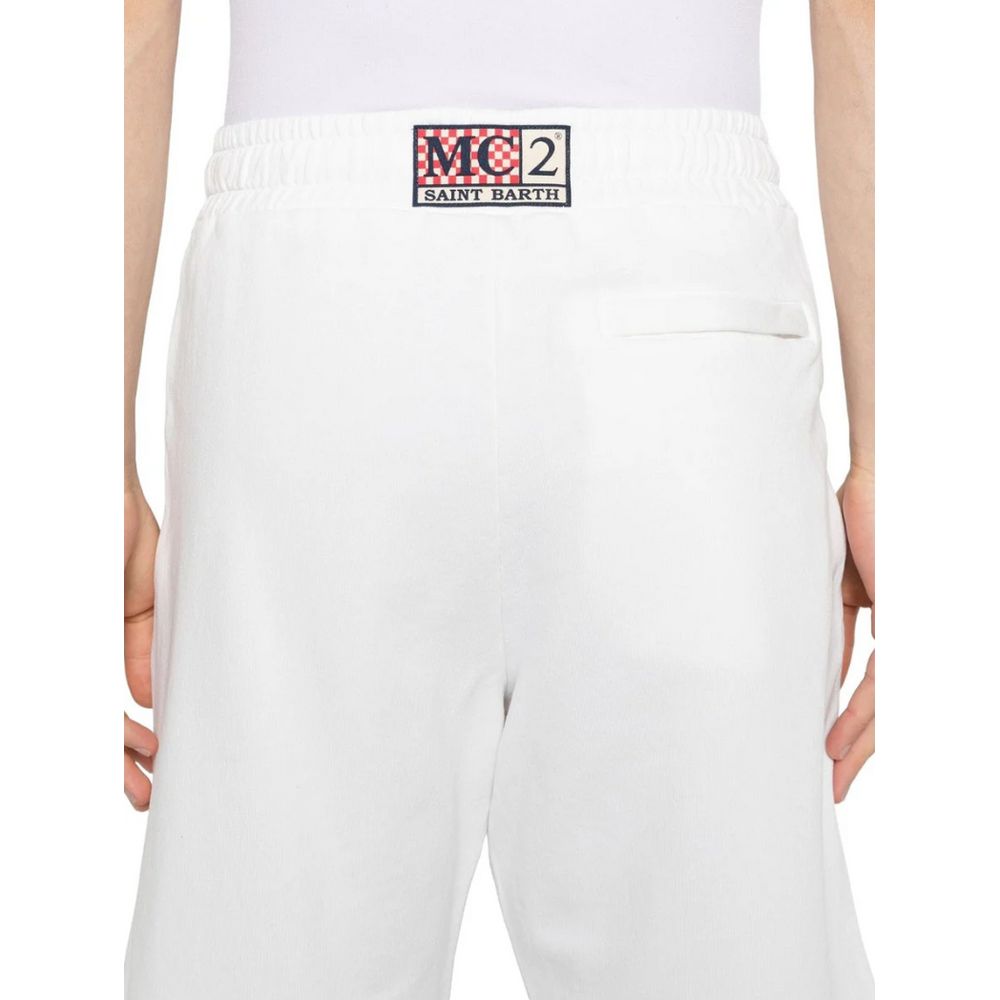 MC2 Saint Barth White Cotton Short - S