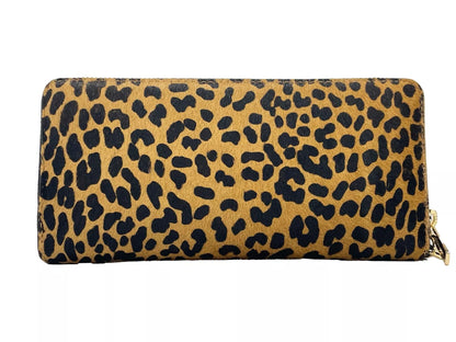 Michael Kors Jet Set Animal Print Continental Wristlet Wallet