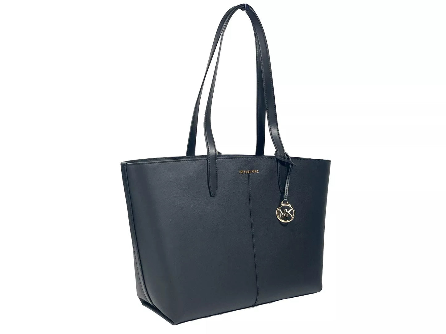 Michael Kors Medium Zip Top Tote Carryall Bag Black