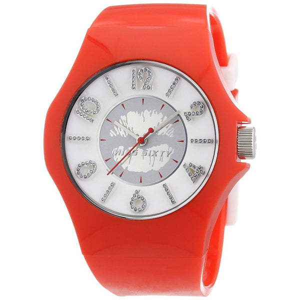 Miss Sixty Red Rubber Watch