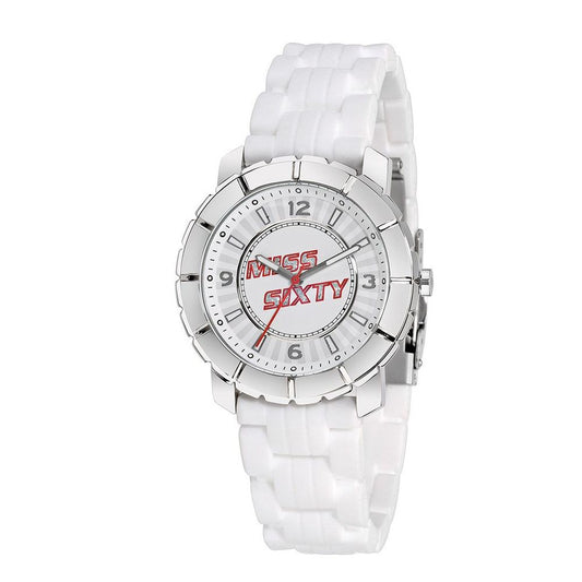 Miss Sixty White Rubber Watch