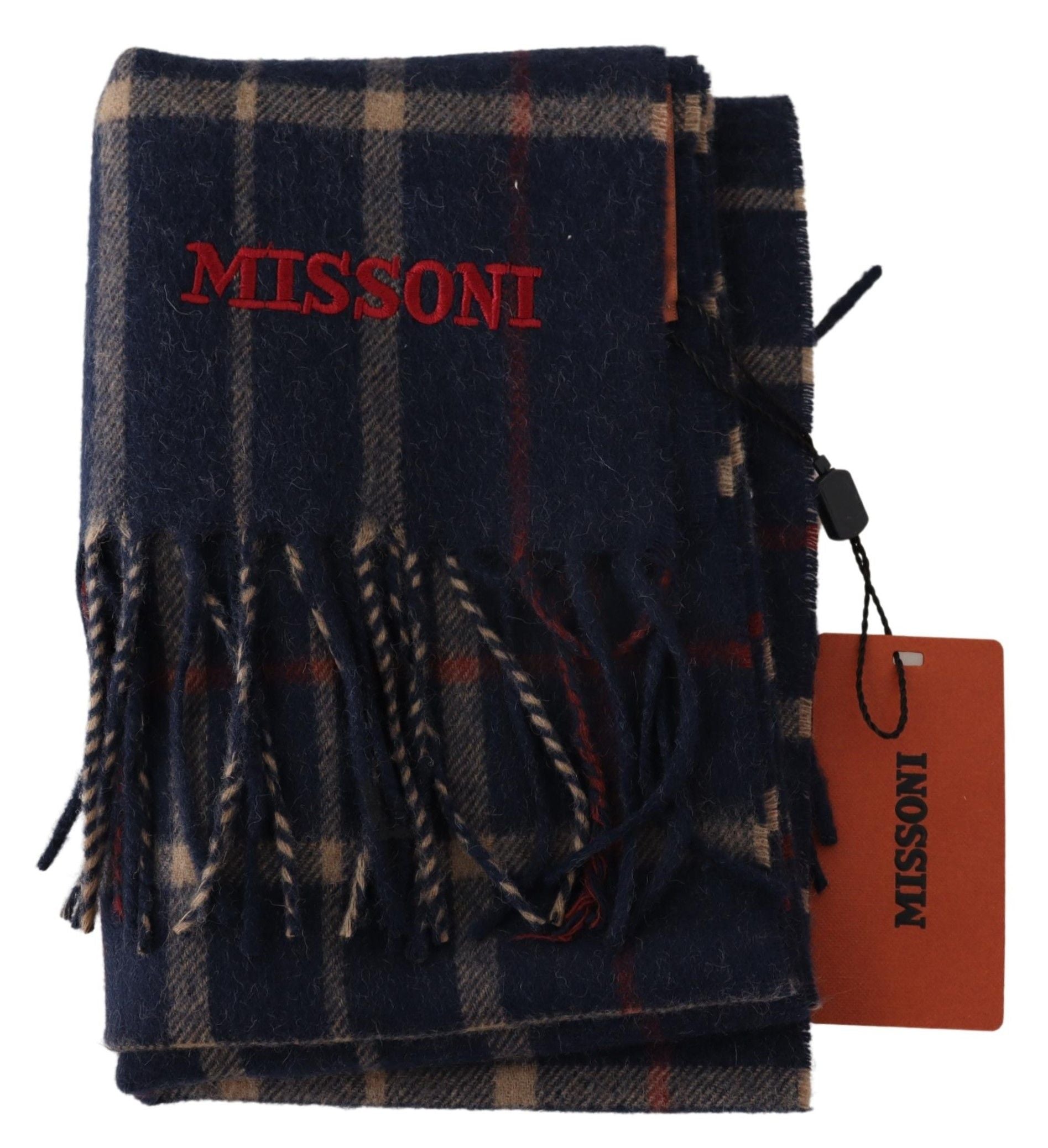 Missoni Chic Unisex Camel Hair Designer Scarf