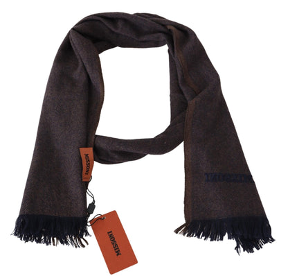 Missoni Elegant Cashmere Unisex Fringed Scarf