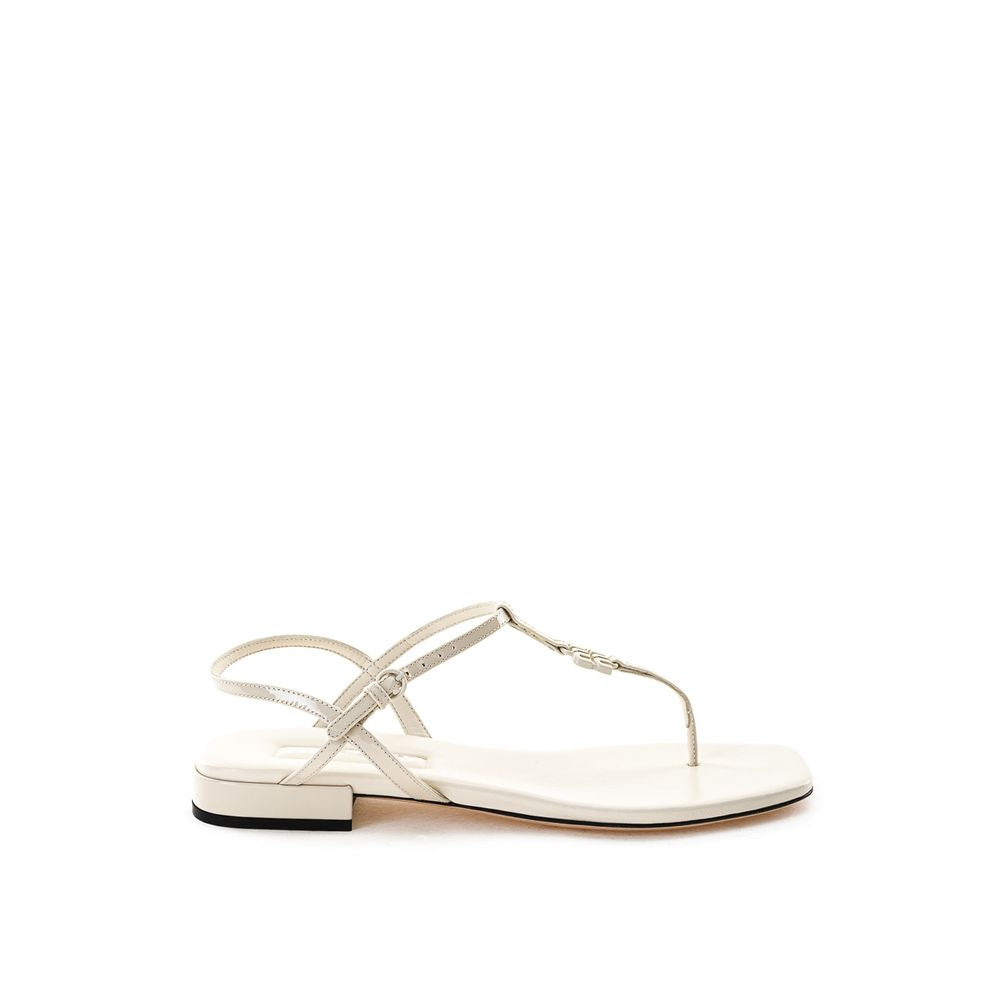 Miu Miu Beige Vernice Sandal - EU37.5/US7.5